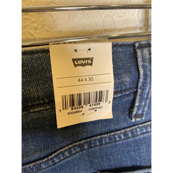 Levi’s 502 Tapered Leg Dark Blue Men’s Denim Jeans NWT 44 x 30 Big Tall Stretch - Picture 4 of 16